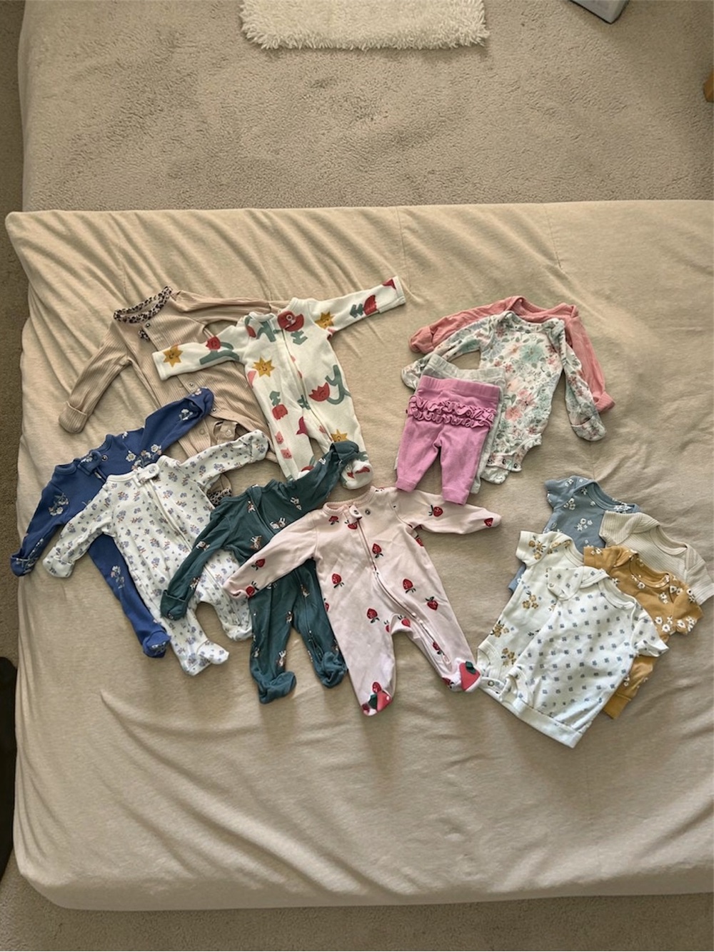 15 Piece Baby Girl Preemie Bundle